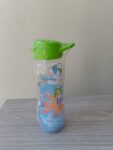 زجاجة مياه شفاف غطاء الوان 500 ml