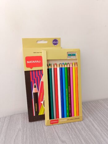 ألوان خشب NATARAJ ١٤لون + براية